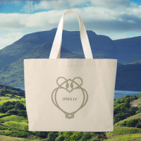 Sage Green Irish Celtic Swan Love Nom de famille