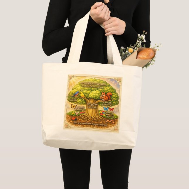 Grand Tote Bag Sagementracinée (Devant (produit))