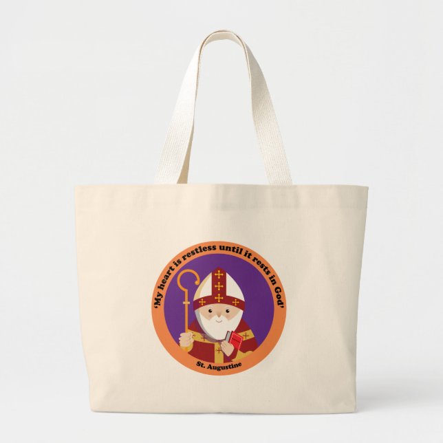 Grand Tote Bag Saint Augustin d'Hippone (Devant)