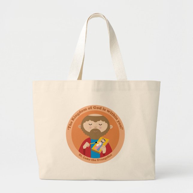Grand Tote Bag Saint Luc l'évangéliste (Devant)