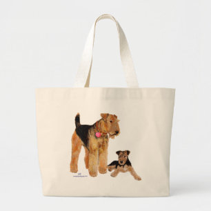 Grand Tote Bag Saint Valentin Amour de Chiots