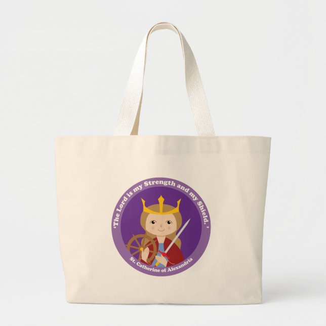 Grand Tote Bag Sainte-Catherine d'Alexandrie (Devant)