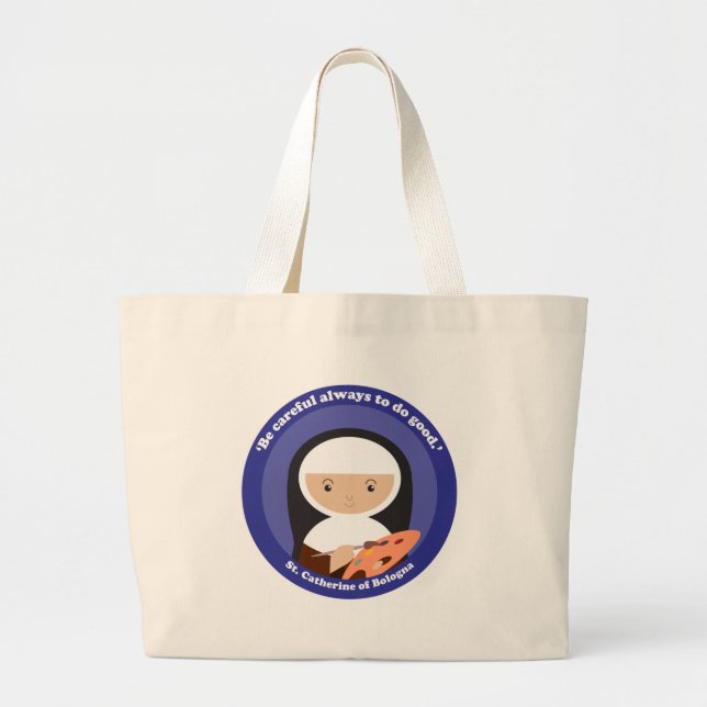 Grand Tote Bag Sainte-Catherine de Bologne (Devant)