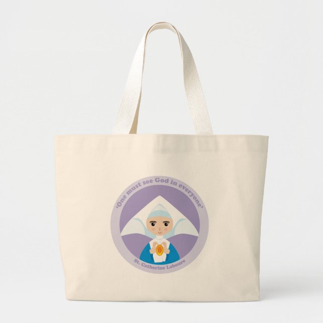 Grand Tote Bag Sainte Catherine Laboure (Devant)