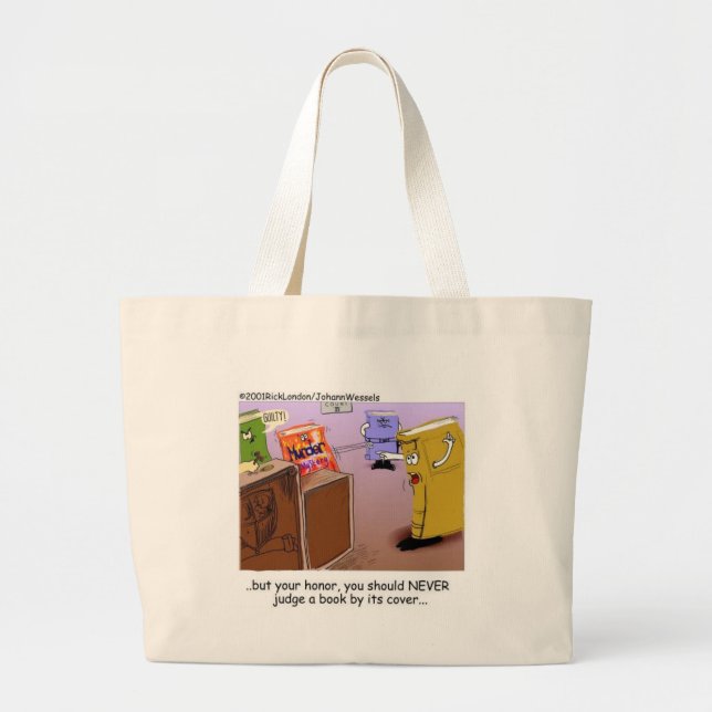 Grand Tote Bag Salle D'Audience Littéraire Drame Drôle Cadeaux Dr (Devant)