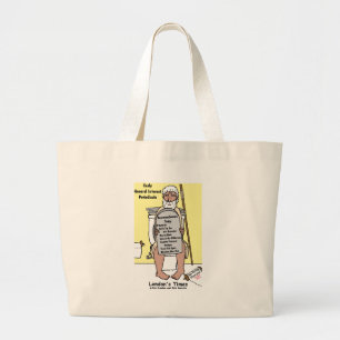 Grand Tote Bag Salle de bain de Moses Lire Drôle Cadeaux et Tee -
