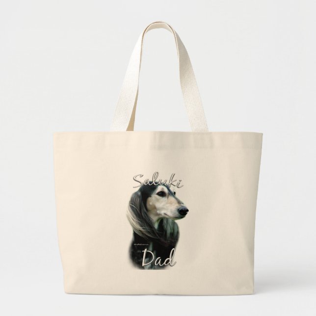 Grand Tote Bag Saluki Papa 2 (Devant)