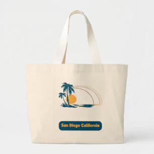 Grand Tote Bag San Diego Beach Scene