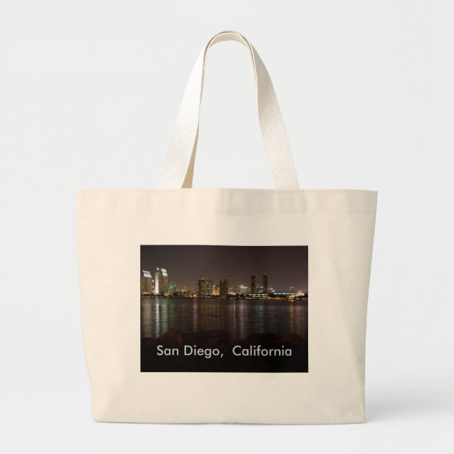 Grand Tote Bag San Diego fourre-tout (Devant)