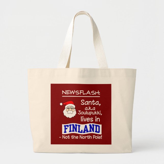 Grand Tote Bag Santa bag (Devant)