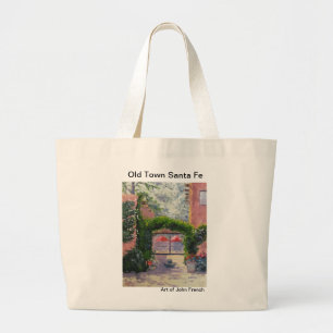 Grand Tote Bag Santa Fe, peinture à l'huile de nanomètre par le