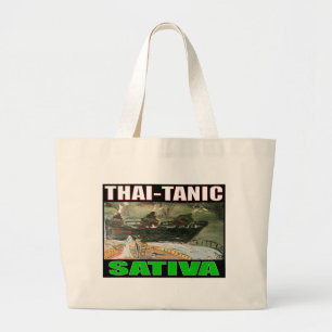 GRAND TOTE BAG SATIVA THAÏLANDAIS-TANIQUE