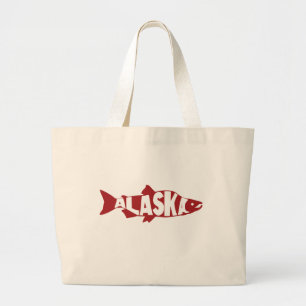 Grand Tote Bag Saumon de l'Alaska