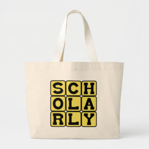 Grand Tote Bag Savant, studieux