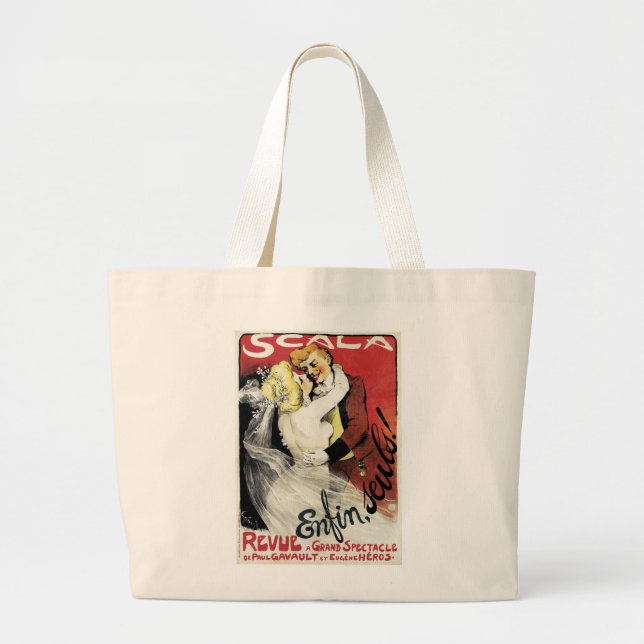 Grand Tote Bag Scala ~ Enfin, réservé ! (Devant)