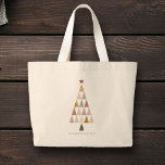 Grand Tote Bag Scandi moderne minimaliste arbre de Noël simple<br><div class="desc">Je vous souhaite un Noël minimaliste ! 🌟 Envoyez vos souhaits chaleureux avec notre Sac fourre-tout d'Arbre de Noël en or Blush Faux. Une élégance simple pour une saison joyeuse. Répandez la joie de vacances avec style! 🎄 #FêteMinimaliste #Festive</div>