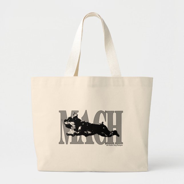 Grand Tote Bag Schnauzer de MACH (Devant)