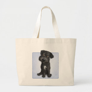 Grand Tote Bag Schnoodle (noir)