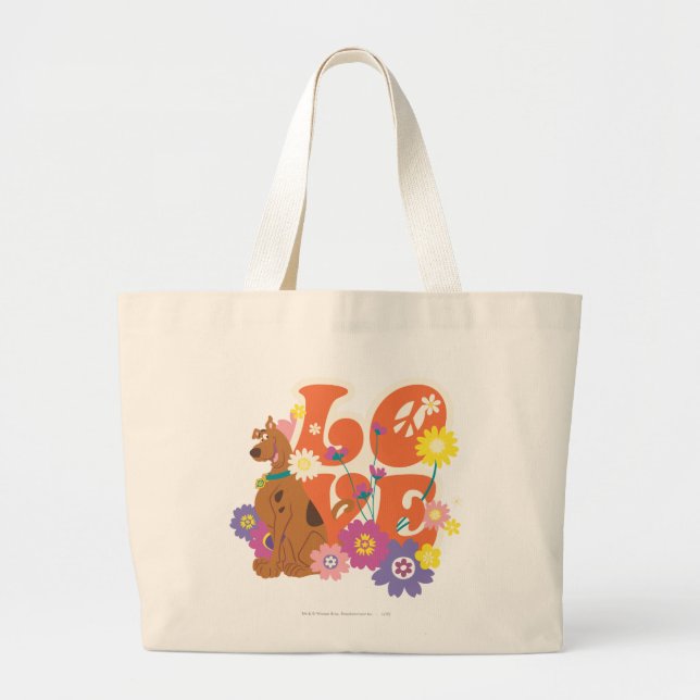 Grand Tote Bag Scooby-Doo "Amour" (Devant)