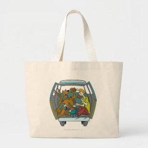 Grand Tote Bag Scooby Doo & Shaggy Dans La Machine Mystérieuse