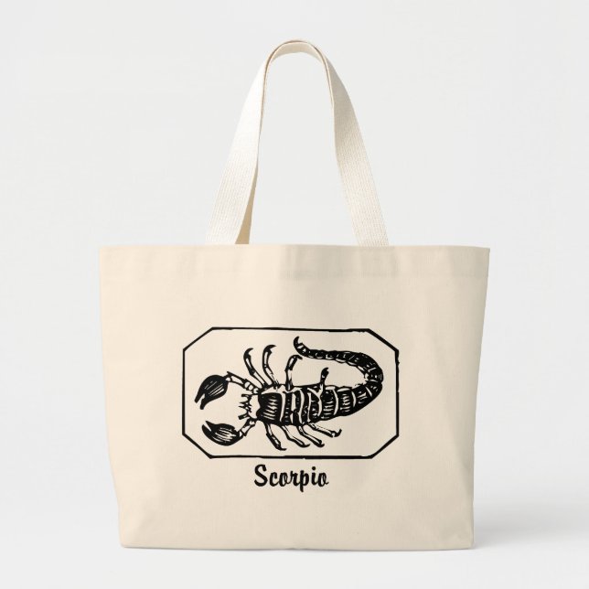 Grand Tote Bag Scorpio (Devant)