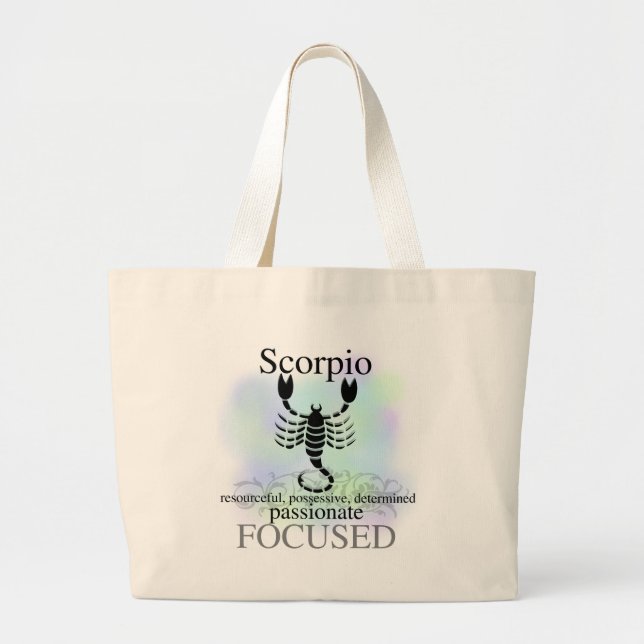 Grand Tote Bag Scorpion au sujet de vous (Devant)