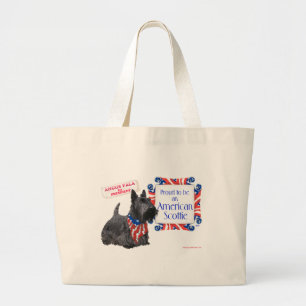 Grand Tote Bag Scottie Angus Fala pour Président