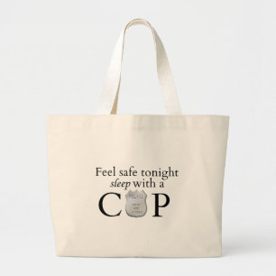 Grand Tote Bag Se sentir en sécurité ce soir !