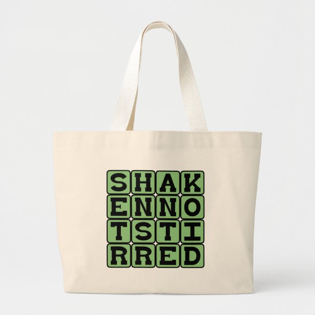 Grand Tote Bag Secoué et non remué, Préférence de Martini (Devant)