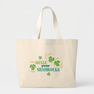 Grand Tote Bag Secouer vos Shamrocks