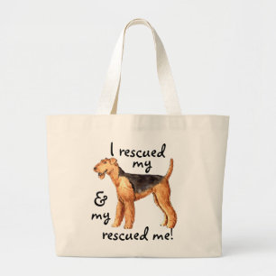 Grand Tote Bag Secourir Airedale