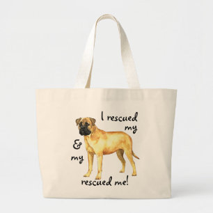 Grand Tote Bag Secourir Bullmastiff