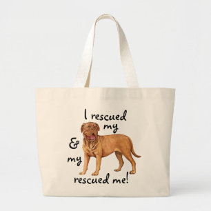 Grand Tote Bag Secourir Dogue de Bordeaux