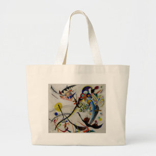 Grand Tote Bag Segment bleu Kandinsky