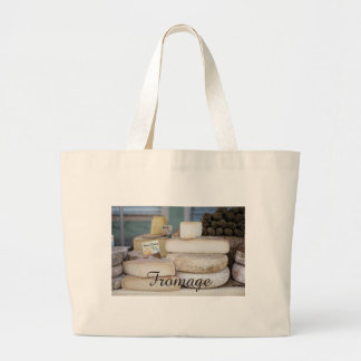 Grand Tote Bag Sélection de Fromage Rustique Français