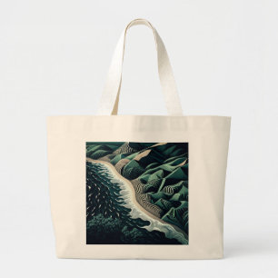 Grand Tote Bag Serene Shores
