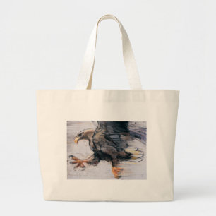 Grand Tote Bag Serres - mer Eagle coupée la queue par blanc 2001