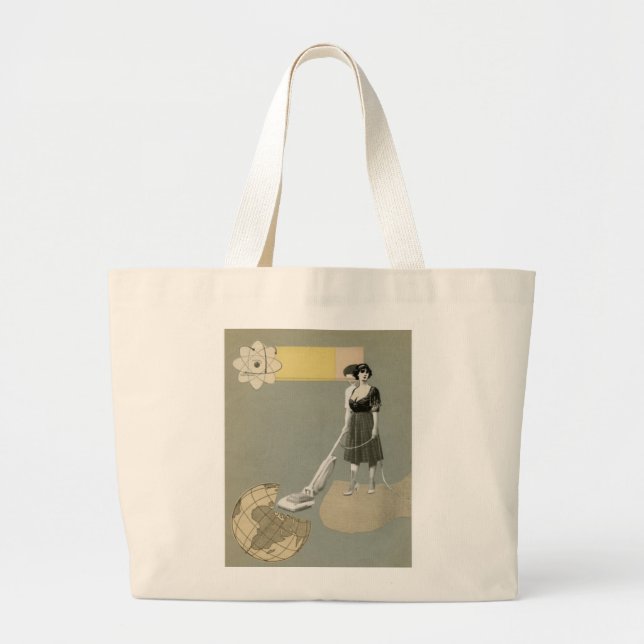 Grand Tote Bag Service de nettoyage (Devant)