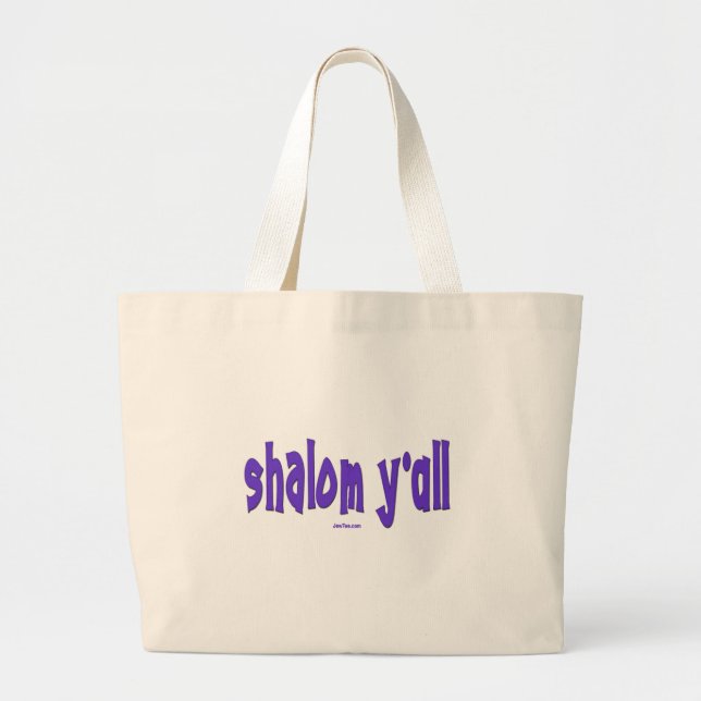 GRAND TOTE BAG SHALOM VOUS CADEAUX (Devant)