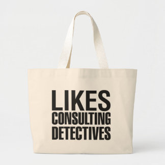 GRAND TOTE BAG SHERLOCK AIME CONSULTER DES DÉTECTIVES