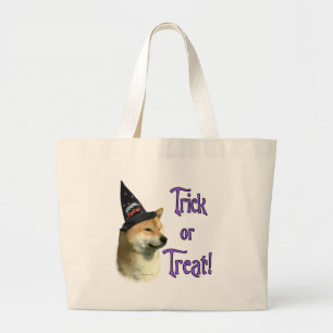 Grand Tote Bag Shiba Inu Trick
