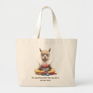 Grand Tote Bag Shopper pour le tricot de loisir
