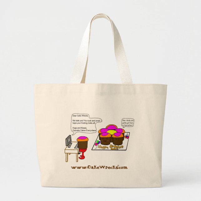 Grand Tote Bag "Si CCCs pourrait email" Fourre-tout (Devant)
