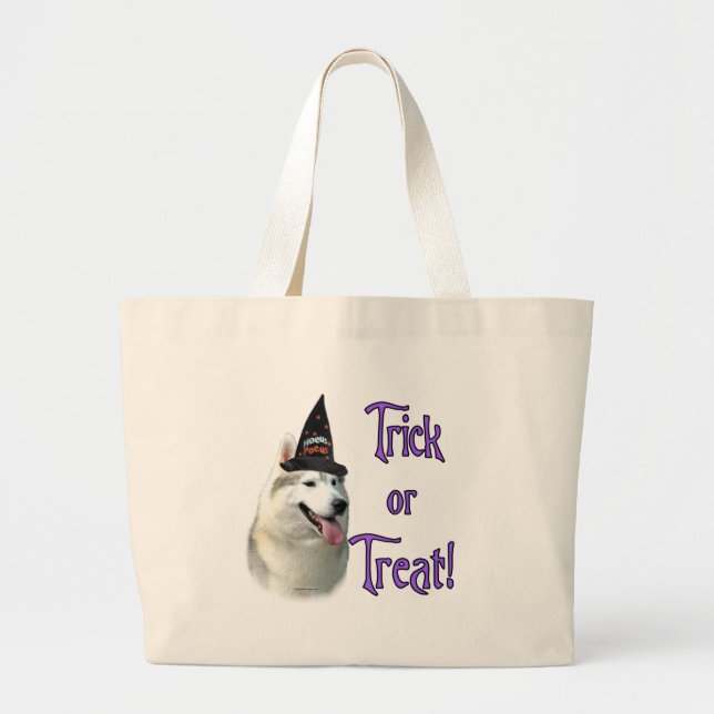 Grand Tote Bag Sibérie Husky Trick (Devant)
