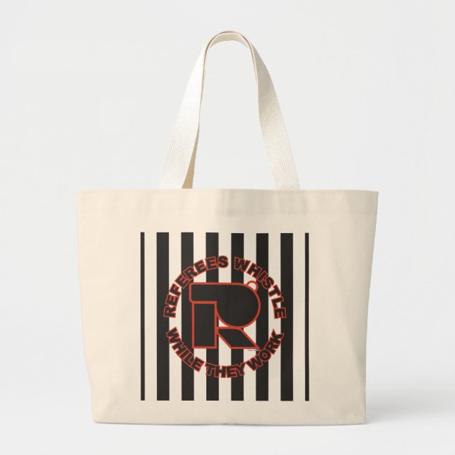 Grand Tote Bag Sifflez tandis que vous travaillez (Devant)