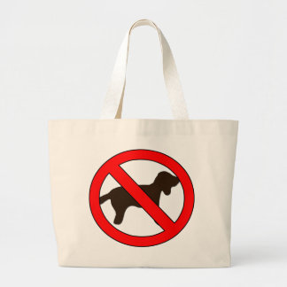 Grand Tote Bag Signe Aucun Chien