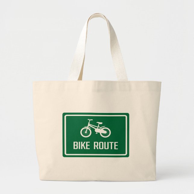 GRAND TOTE BAG SIGNE DE LA VÉLO (Devant)