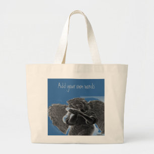 Grand Tote Bag Silhouettes d'Anges Personnaliser