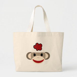 Grand Tote Bag singe de chaussette