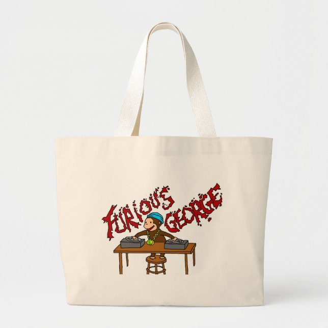 Grand Tote Bag Singe DJ (Devant)